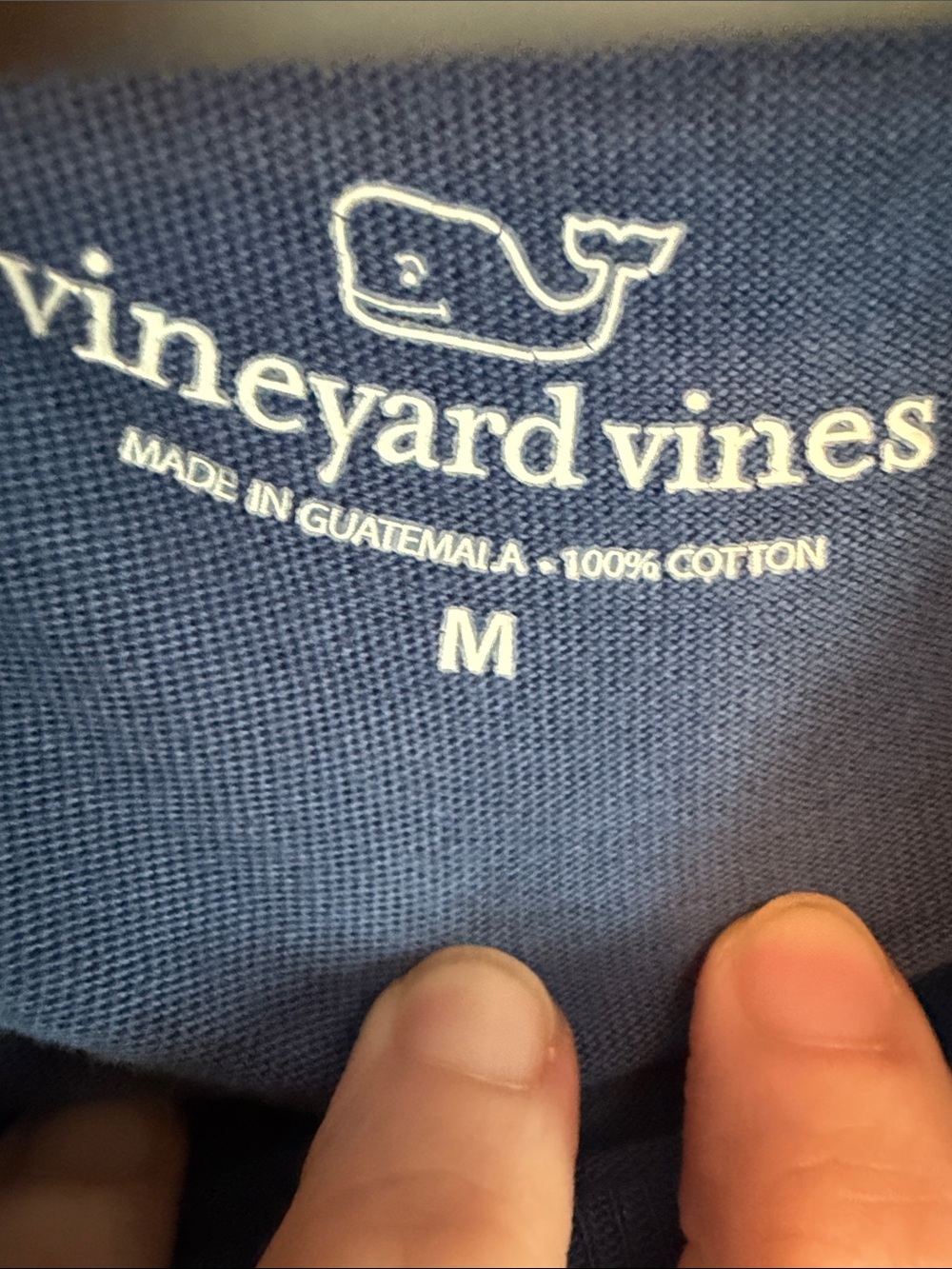 Vineyard Vines Kids Long-Sleeve Pocket Tee in Blue with Orange Whale - Picture 2 of 4